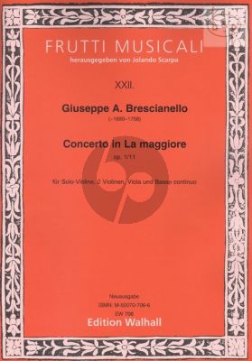 Concerto A-major (Violin solo- 2 Va.-Va.-Bc)