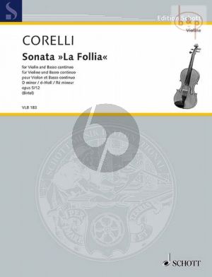 Sonata Op.5 No.12 d-minor "La Follia"