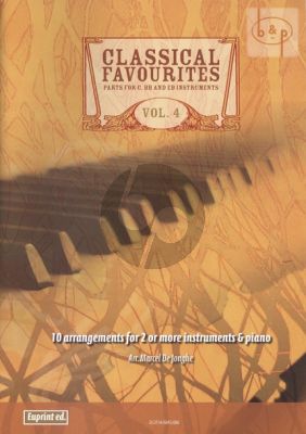 Classical Favourites Vol.4 (10 Arrangements) (2 Instr.[C/Bb/Eb]-Piano)