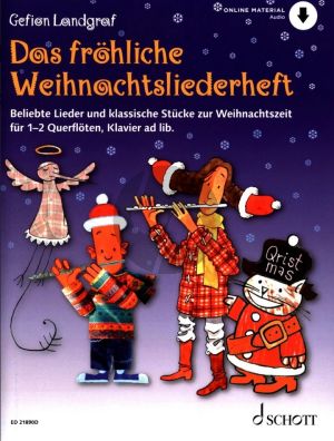 Album Das Frohliche Weihnachtsliederheft (Beliebte Lieder & klassische Stucke zur Weihnachtszeit) (1 - 2 Flutes[Piano ad lib.]) Buch mit Audio Online (Herausgeber Gefion Landgraf-Mauz)