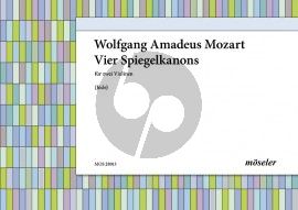 Mozart 4 Spiegelkanons