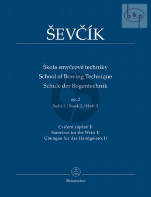 School of Bowing Technique Op.2 Vol.3 Violin