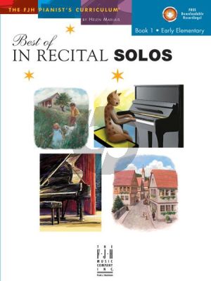 Marlais Best of In Recital Solos Vol. 1 Piano (Book with Audio online) (early elementary level)
