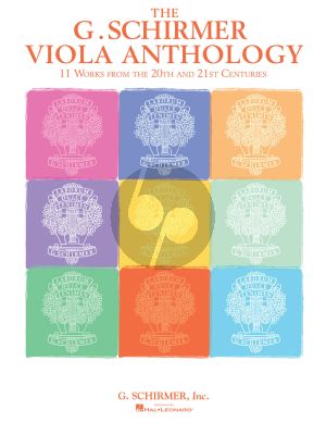 Schirmer Viola Anthology (11 Works from the 20th. and 21st. Centuries) (Viola-Piano)