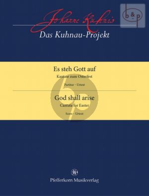 Es steh Gott auf (Kantate zum Osterfest) (SSATB- 2 Trp.- 3 Trb.-Pk.-Bc.) (Score)