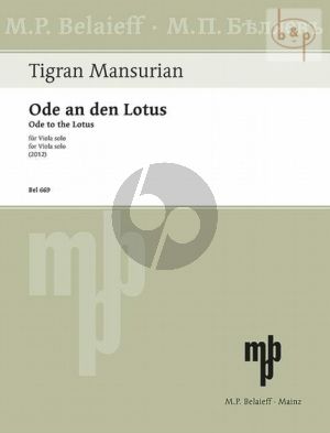 Mansurian Ode to the Lotus (2012) Viola Solo