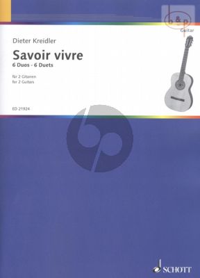Kreidler Savoir vivre (6 Duets) 2 Guitars