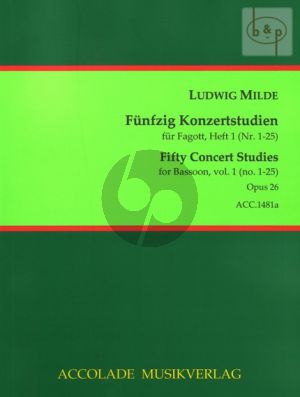 50 Konzertstudien Op.26 Vol.1 (No.1 - 25)
