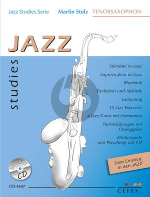 Stolz Jazz Studies fur Tenor Saxophon (Dein Einstieg in den Jazz) (Bk-Cd)