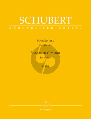 Schubert Sonate c-moll D.958 fur Klavier (edited by Walburga Litschauer) (Barenreiter-Urtext)