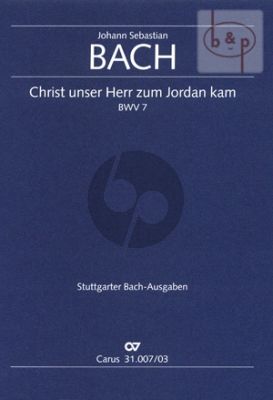 Kantate BWV 7 Christ unser Herr zum Jordan kam (Vocal Score)
