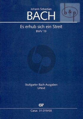 Kantate BWV 19 Es erhub sich ein Streit (Vocal Score)