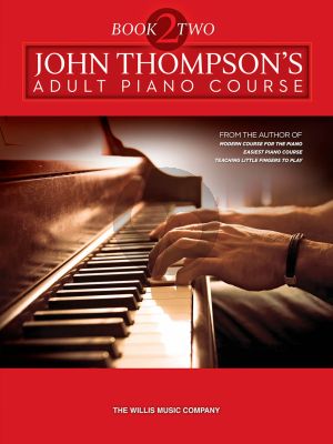 Thompson Adult Piano Course Vol.2 Book with Audio Online Download Card
