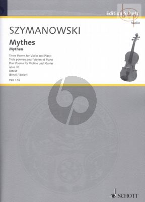 Mythes Op. 30 Violin and Piano