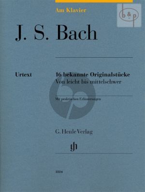 Bach am Klavier (16 Bekannte Originalstucke)