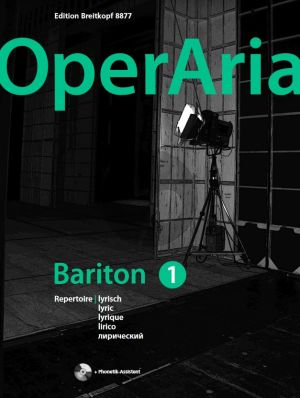 Album OperAria Bariton Vol.1 (Lyric Repertoire) Book with Cd (edited by Peter Anton Ling)