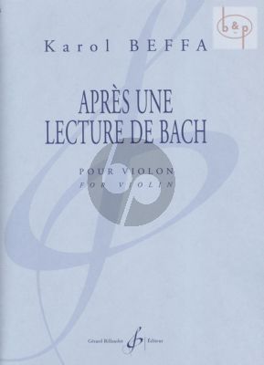 Apres une Lecture de Bach