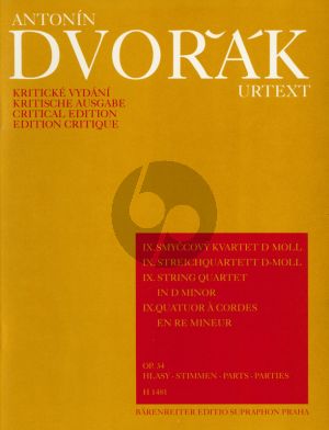 Dvorak Streichquartett No. 9 d-Moll Op. 34 Stimmen