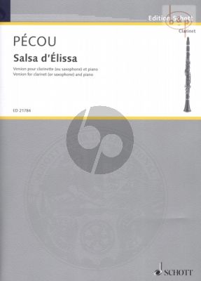 Salsa d'Elissa for Clarinet in Bb or Soprano Sax and Piano