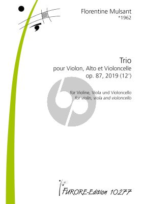 Mulsant Trio Op. 87 pour Violon, Alto et Violoncelle (Score/Parts)