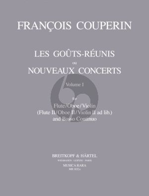 Les Gouts Reunies Vol.1 Concertos 5 - 8 Flute[Oboe/Vi.]-Bc