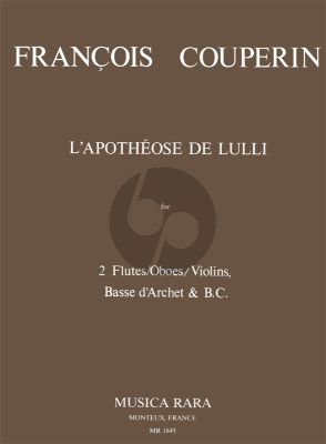 Couperin L'Apotheose de Lully (2 Flutes[Oboes/Violins] Viol)