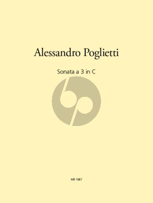 Poglietti Sonata a 3 C-Major Flute [Violin]-Trumpet [Oboe], Bassoon [Violoncello]-Bc (Score/Parts) (John Madden)