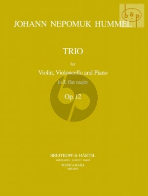 Trio E-flat major Op.12 Violin-Violoncello-Piano