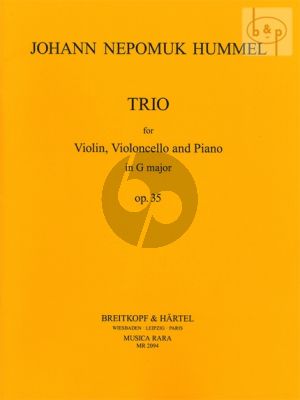 Hummel Trio G-Major Op.35 Violin-Violoncello-Piano