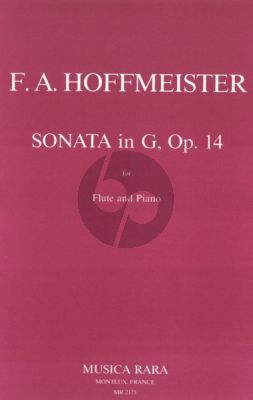 Hoffmeister Sonata G-major Op.14 Flute and Piano (Alan Cox)