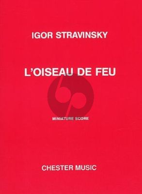 Strawinsky L'Oiseau du Feu Suite Study Score