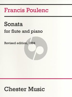 Poulenc Sonata (New Edition 1994 - Schmidt-Harper)
