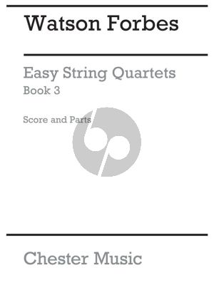 Easy String Quartets Book 3 (Score/Parts) (arr. Watson Forbes)