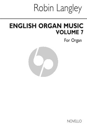 English Organ Music Vol. 7 (The Duet Repertoire 1530-1830) (edited by Robin Langley)
