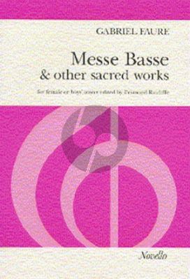 Faure Messe Basse and other Sacred Works (for Female and Boys' Voices) (Desmond Ratcliffe)
