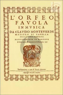 L'Orfeo (Soloists-Choir-Orch.) (Vocal Score)
