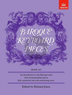 Baroque Keyboard Pieces Vol.3 (Richard Jones) (Intermediate)