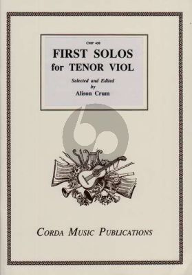 Crum First Solos for Tenor Viol