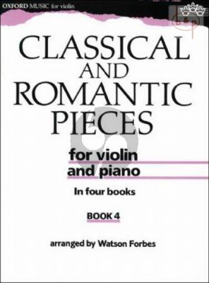 Classical and Romantic Pieces Vol.4