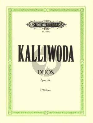 Kalliwoda 3 sehr leichte und Konzertante Duette Op.178 2 Violinen