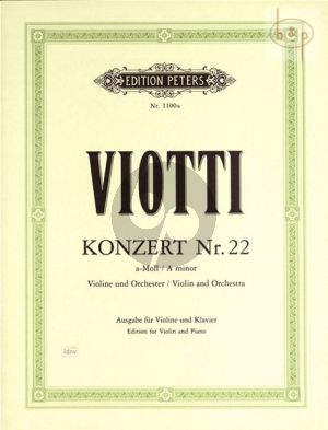 Concerto No.22 a-minor (Violin-Orch.)
