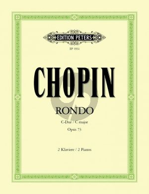 Chopin Rondo C-dur Op.73 2 Klaviere (2 Spielpartituren) (Herrmann Scholtz)