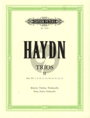 Haydn Klaviertrios Vol.2 fur Violine, Violoncello und Klavier (Hermann) (Peters)