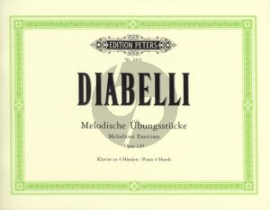 Diabelli Melodische Ubungsstucke Op.149 fur Klavier zu 4 Handen
