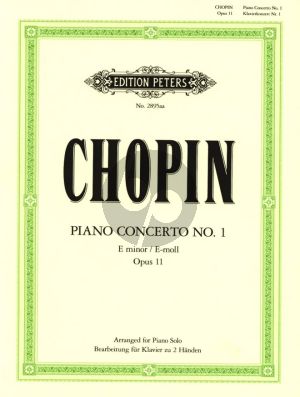 Chopin Konzert No.1 Op.11 Arrangiert fur Klavier Solo (Arrangiert von Noel Fischer)