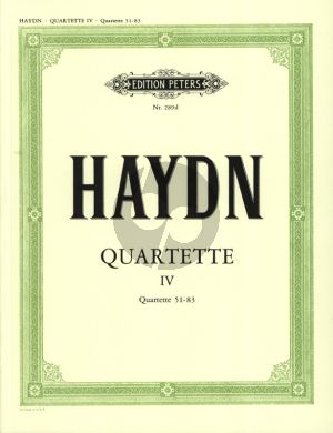 Haydn Streichquartette Vol.4 Stimmen (Herausgegeben von Andreas Moser und Hugo Dechert)