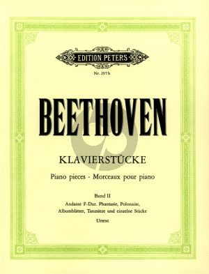 Beethoven Klavierstucke Vol.2 (Urtext) Klavier