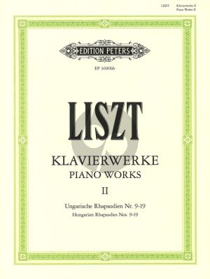 Liszt Klavierwerke 2: Ungarische Rhapsodien Vol.2 No.9-19