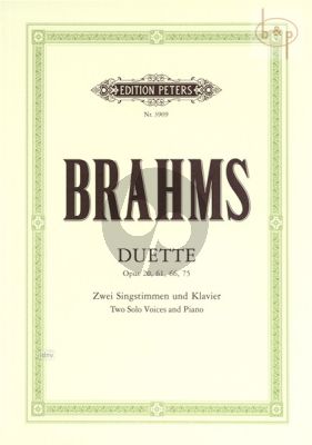 Duette Op.20 - 61 - 66 - 75 fur Sopran und Alt