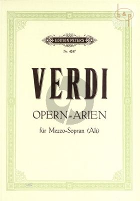 Ausgewahlte Opern Arien Mezzo-Soprano/Alt